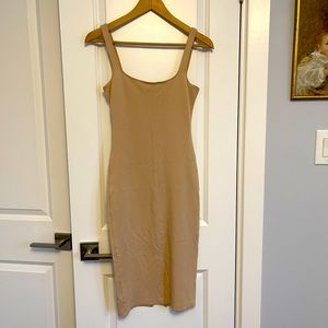 Nude colour American Apparel dress